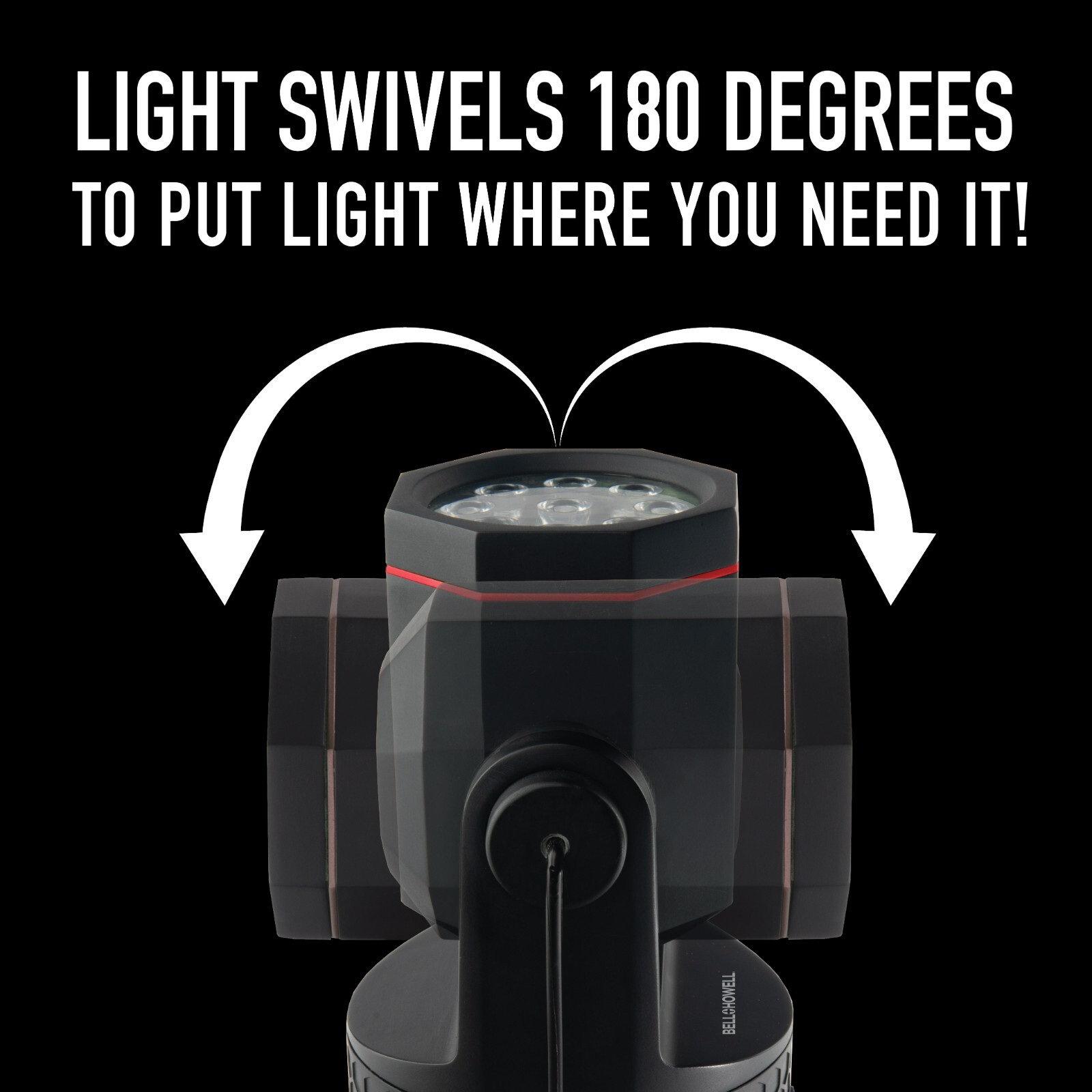 Bell + Howell Bionic Rechargeable Work Light Beam with Stand