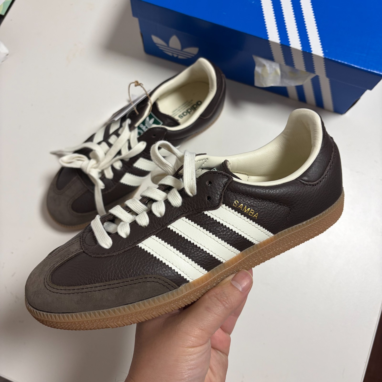 adidas Samba OG Dark Brown Gum Mens Womens Sneakers JR0891 ✅Multiple Sizes