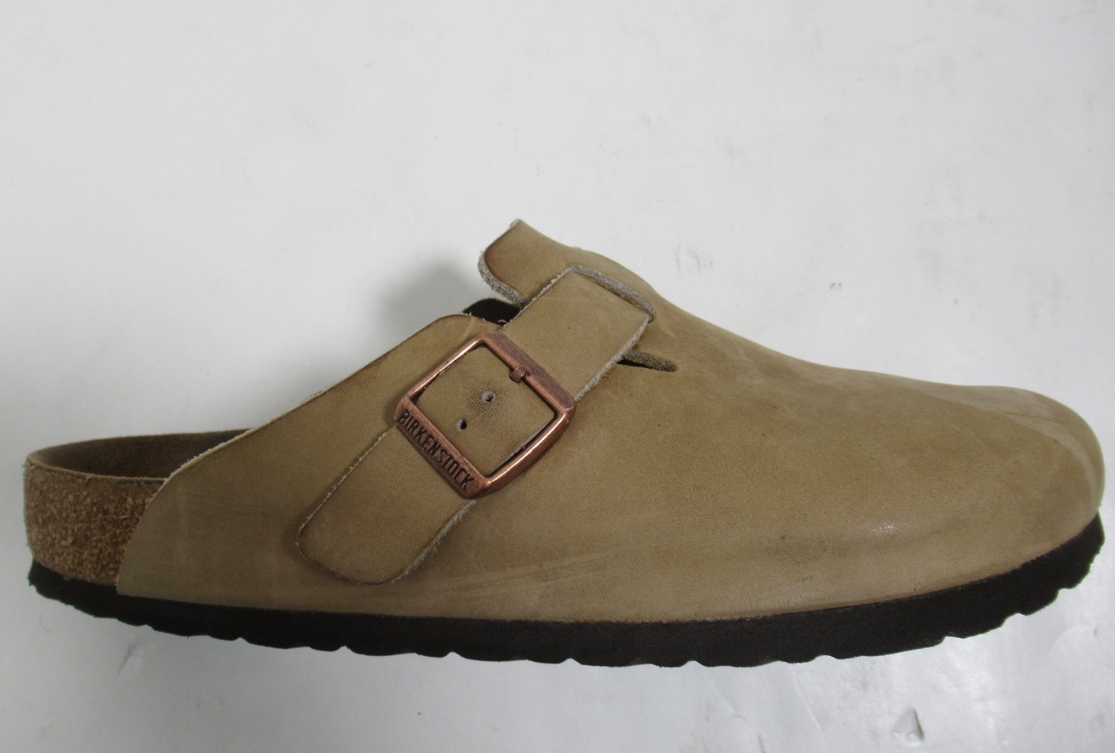 Birkenstock Men's Boston Clogs Oiled Leather Tan Size 10 US M / 9 UK / 43 EU