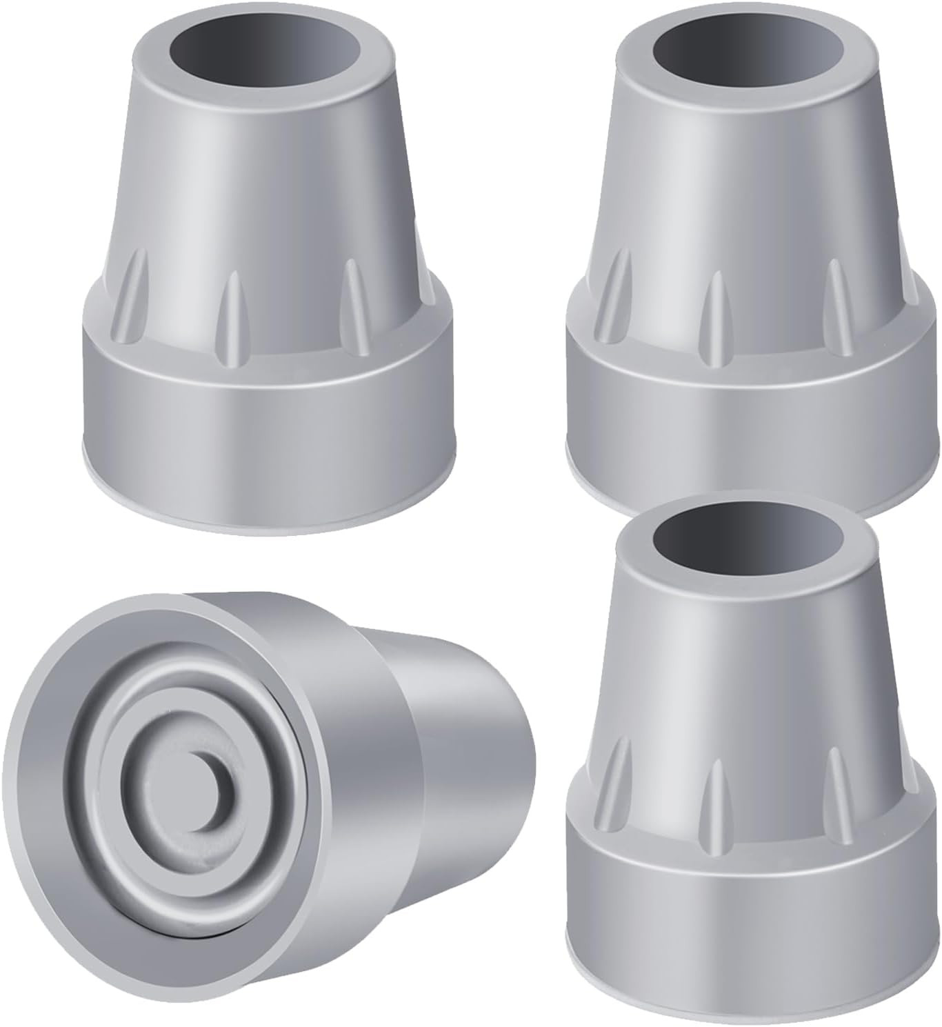 Crutch Tips 7/8 Inch Upgrade Heavy Duty Rubber Crutch Accessories Replacement