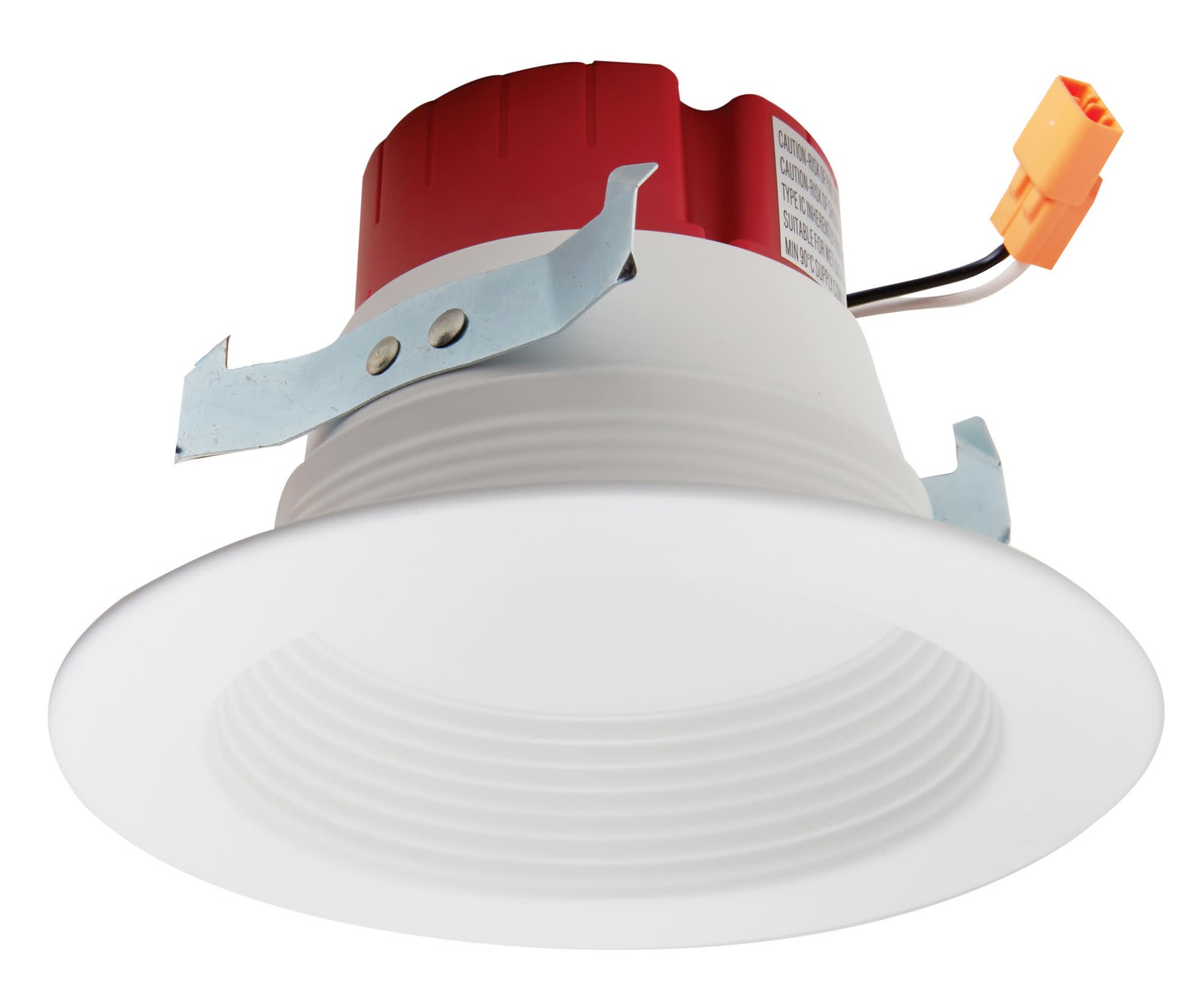 Elco EL41040 4" Integrated LED Baffle Recessed Trim - 830 Lumens - White