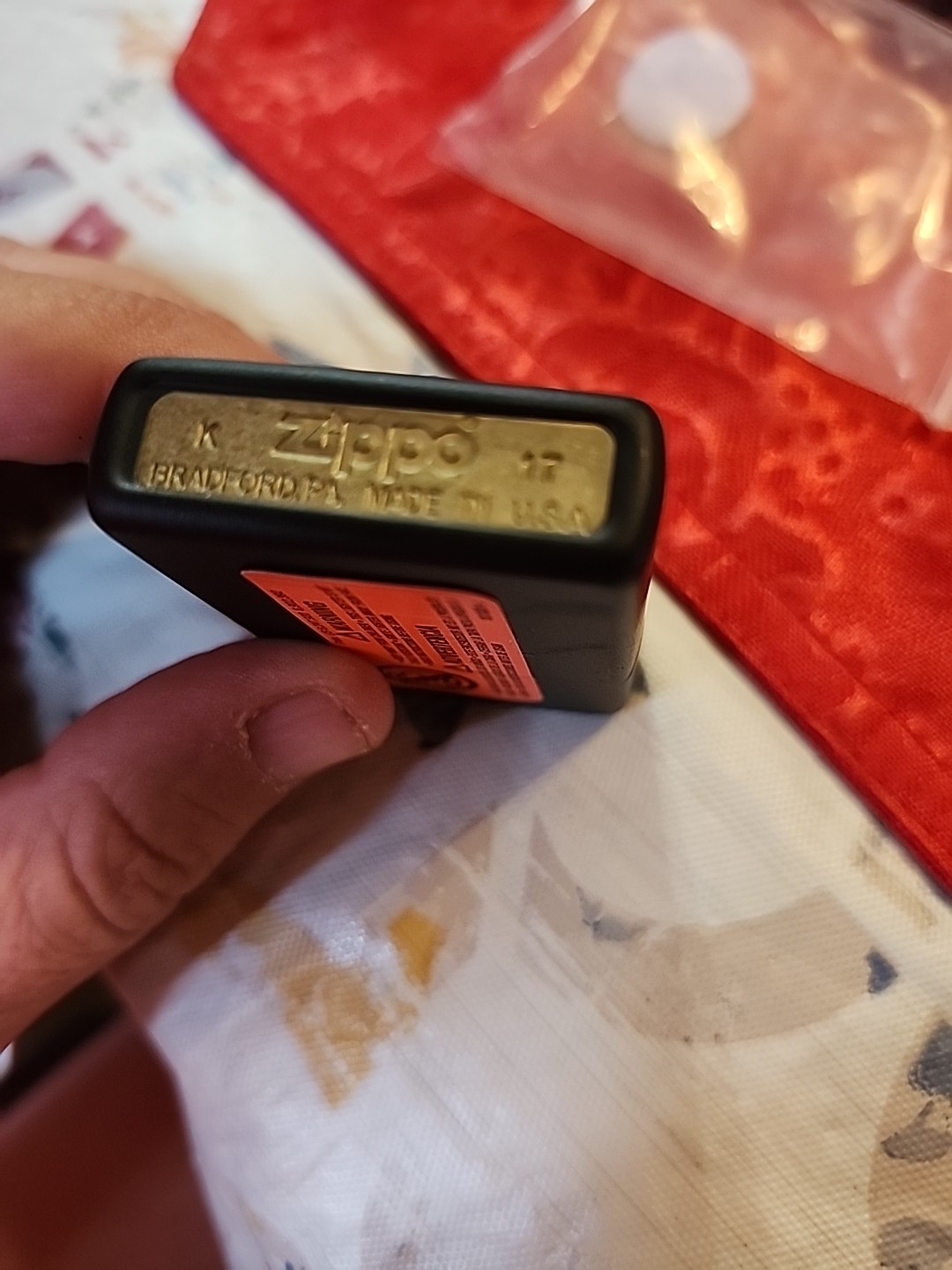 2017 Zippo Work In Progress Brand New