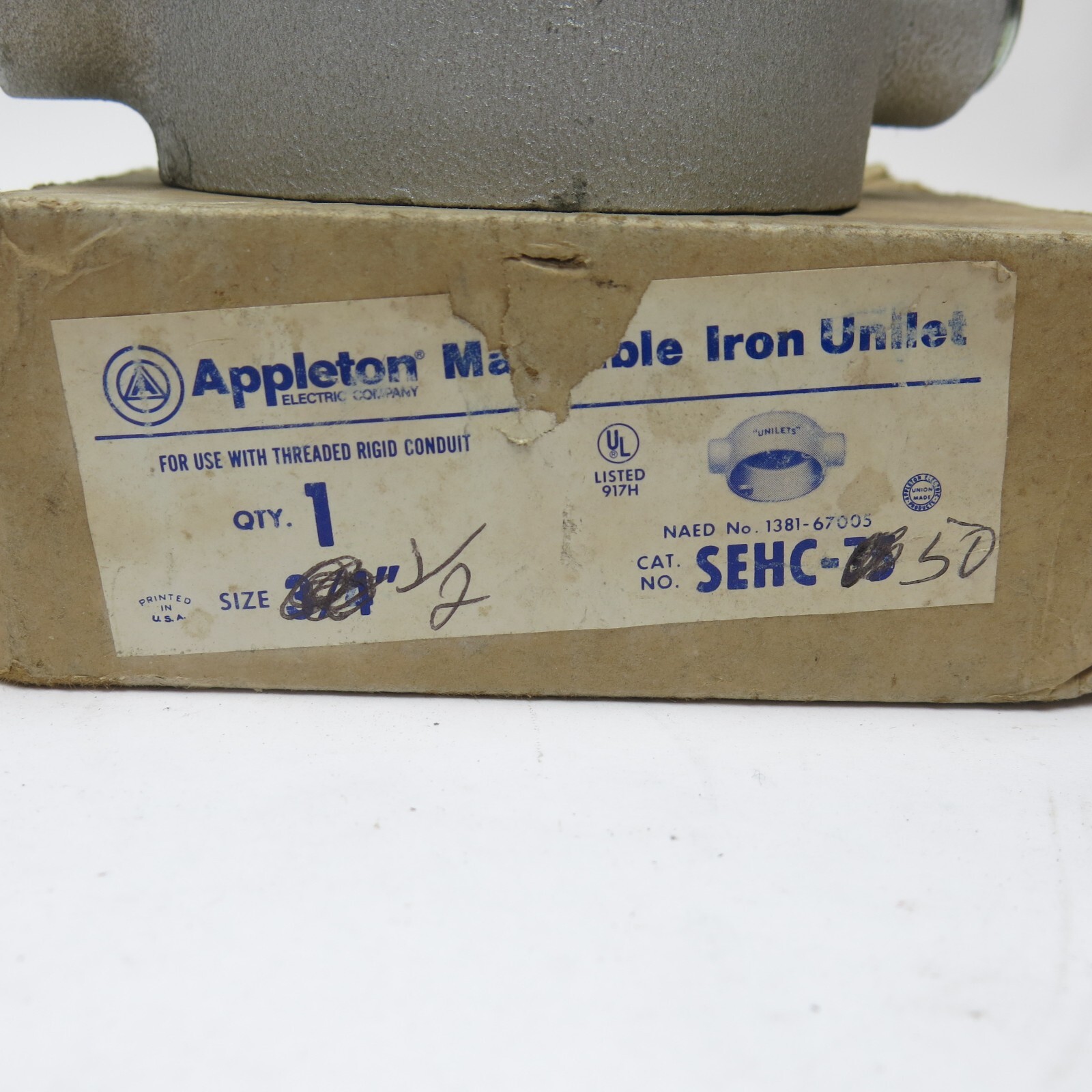 Appleton SEHC-50 Rounded Conduit Outlet Box - Threaded - New