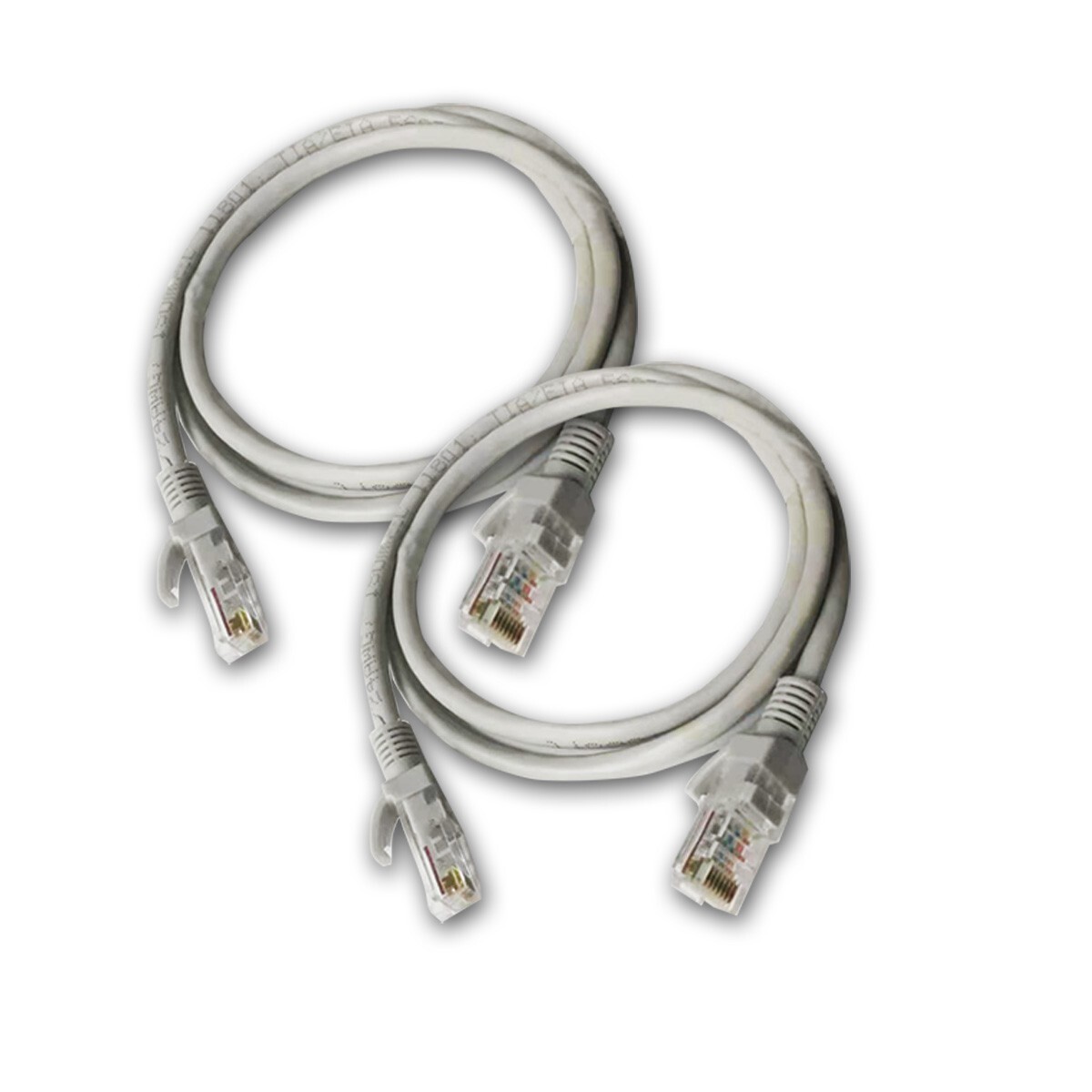 InstallerCCTV 2-Pack 3Feet Cat5E Ethernet Cable,100% Cooper Shielded 24AWG Cable