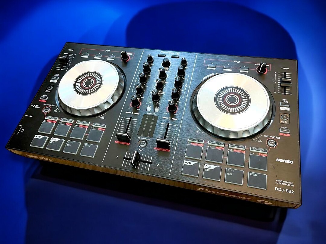 Pioneer DDJ-SB2 DJ Controller 2 Channel Serato Performance Black Tested Working