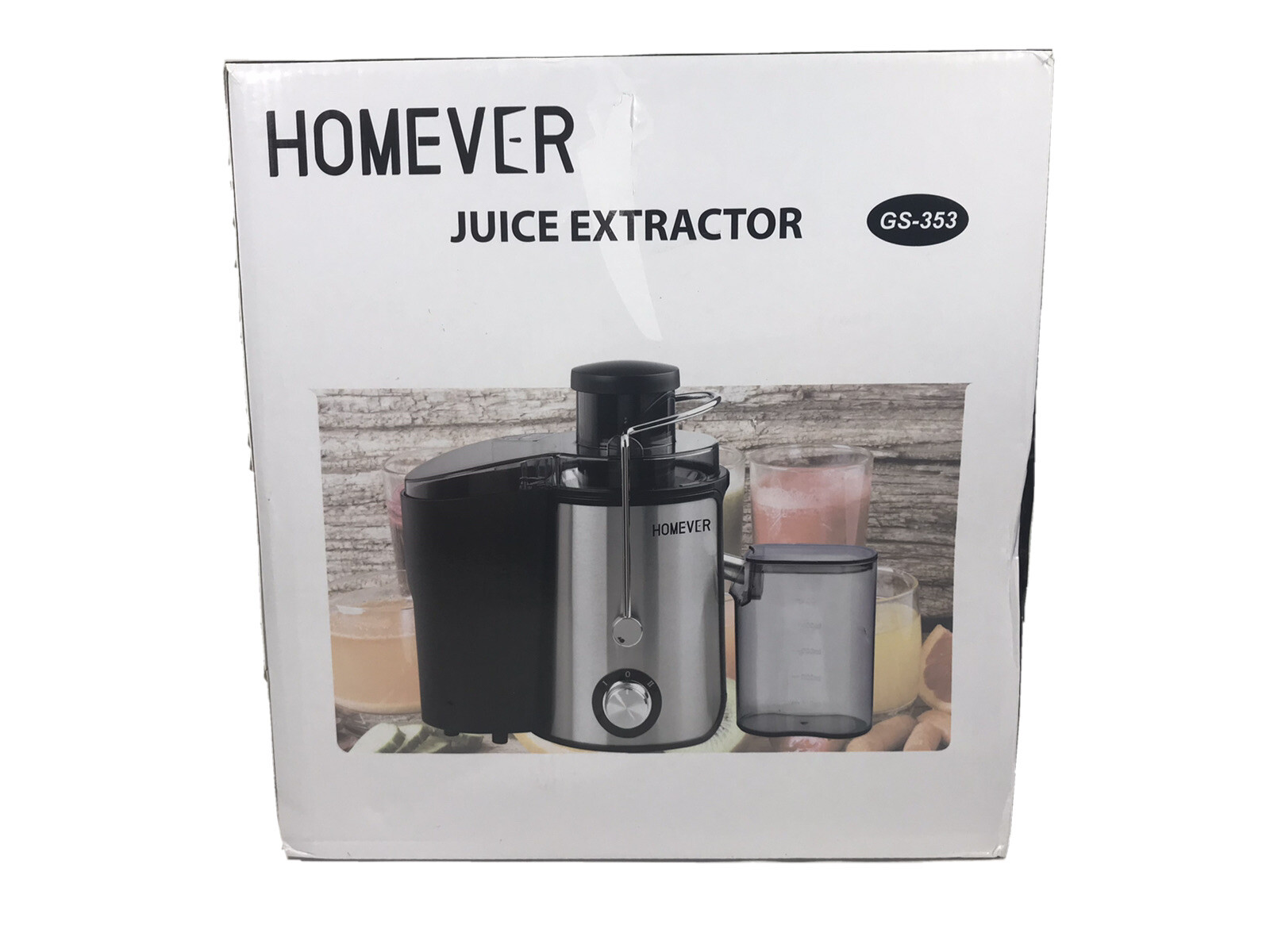 HOMEVER Juice Extractor (GS-353) 2 Speed / 400 Watts / 500 ml