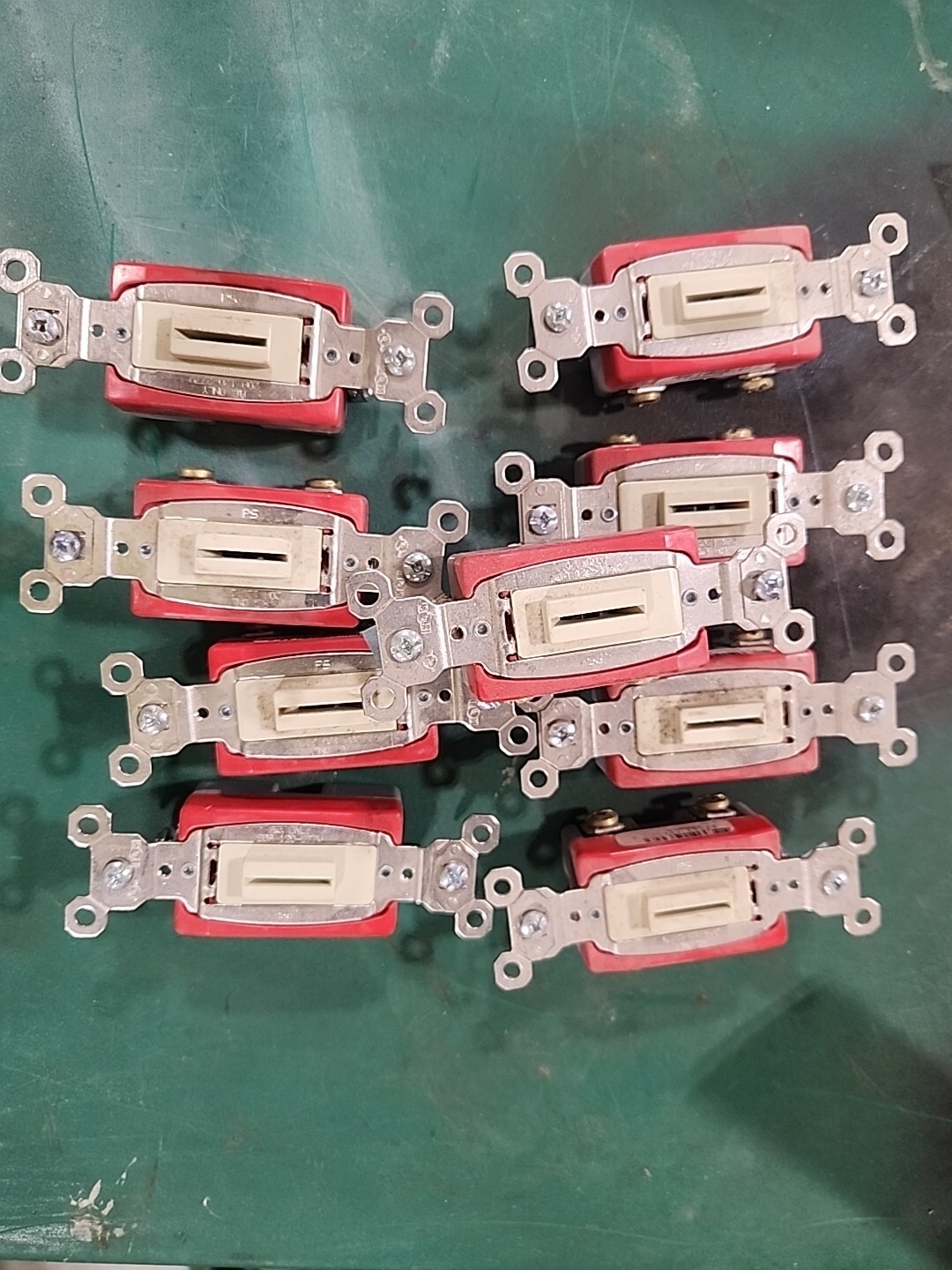 Lot Of 9 Pass&Seymour Legrand Locking Switch PS20AC1-IL NO BOXES