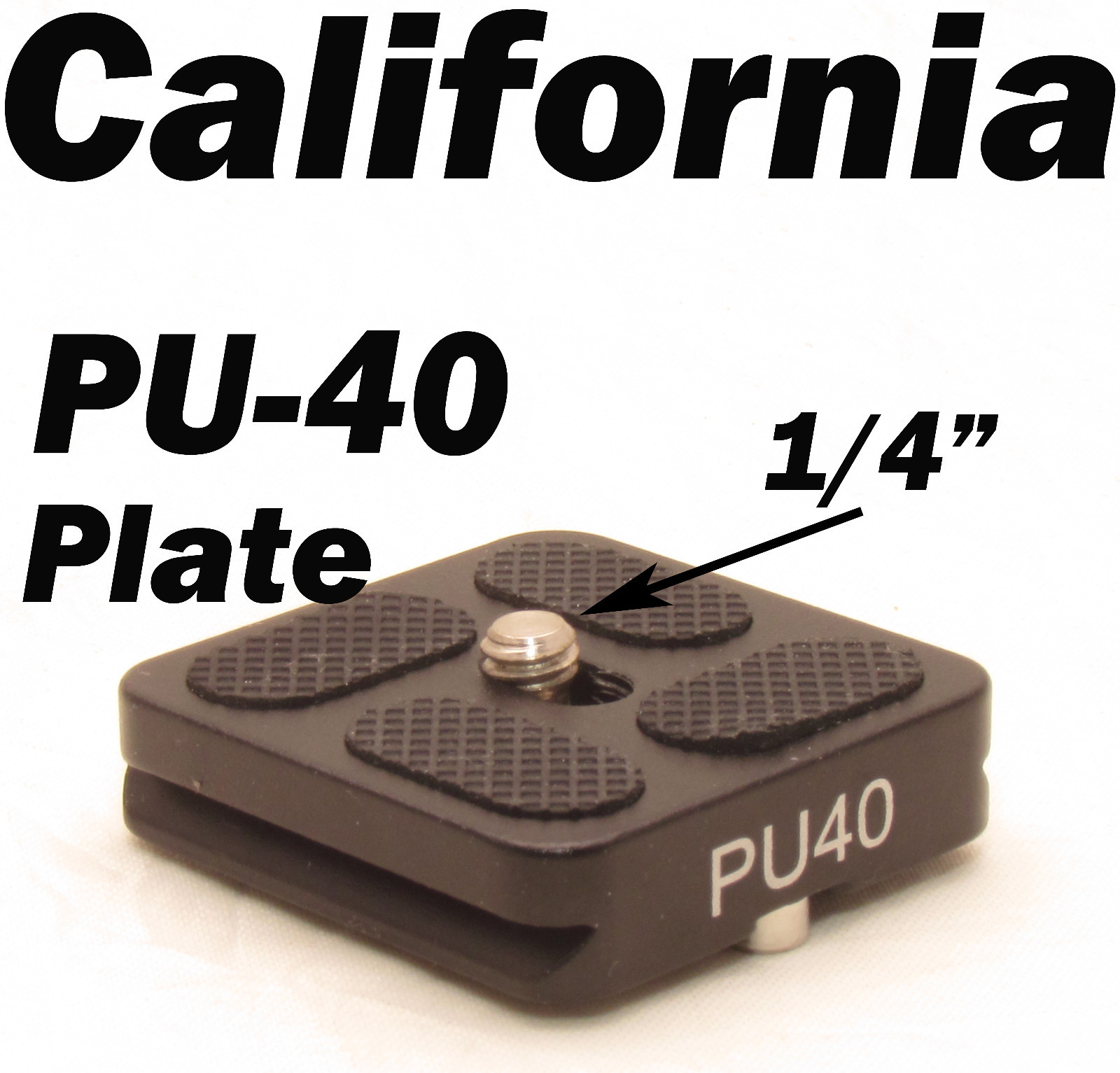 PU-40 Quick Release Plate KS-1 Tripod ball head 1/4" Screw Arca Swiss QR KS-0