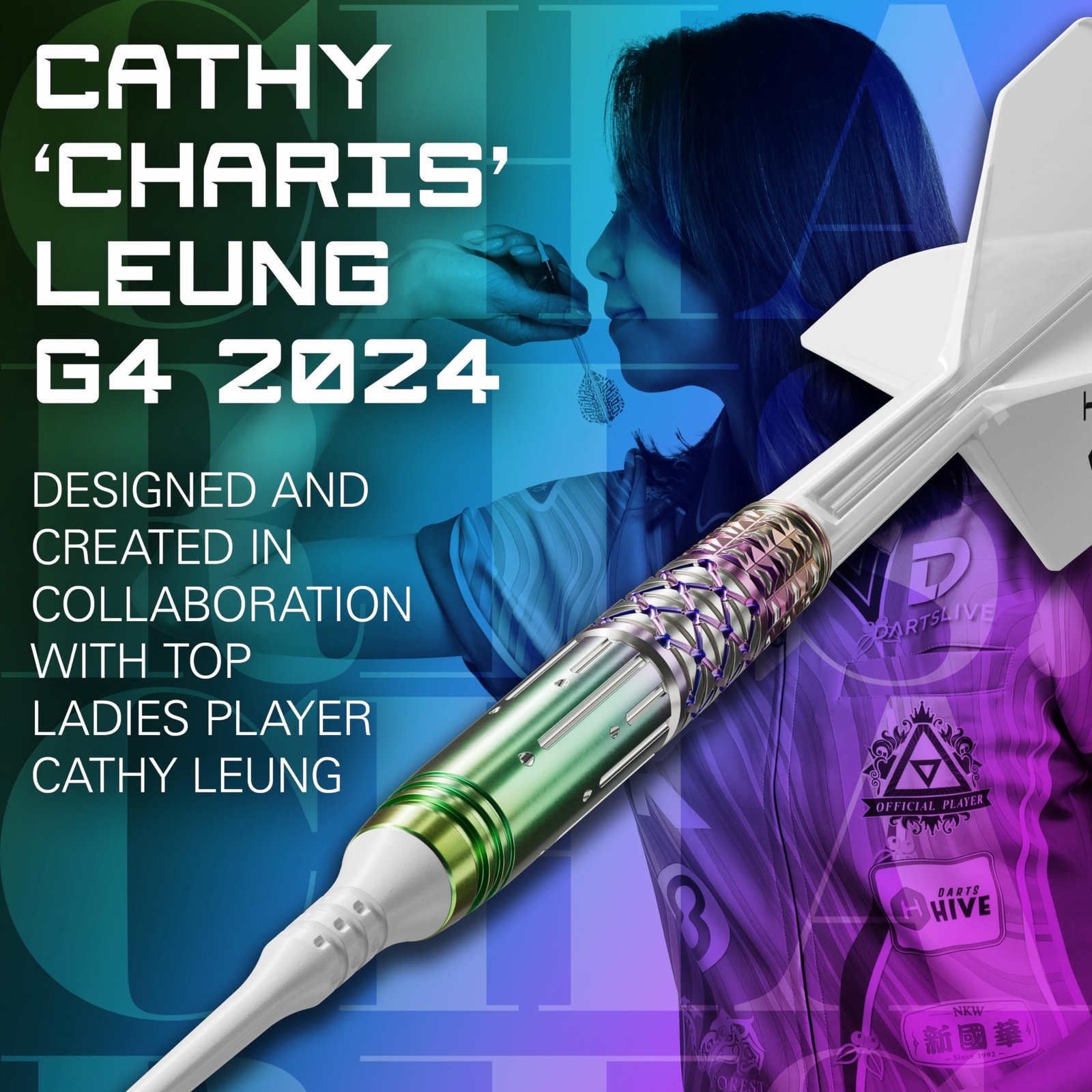CATHY LEUNG CHARIS GEN-4 90% 18G SOFT TIP DARTS