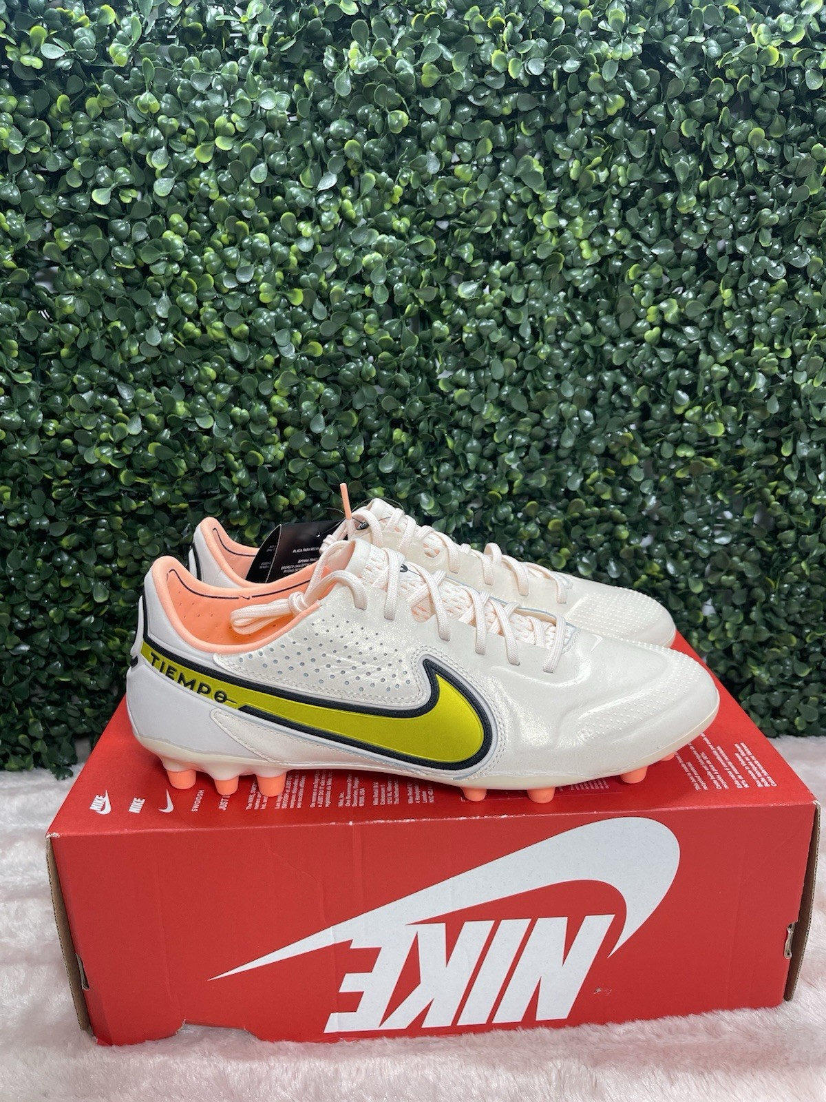 Men's Sz 9 - Nike Tiempo Legend 9 Elite AG Pro “Guava” DB0824-801 Lucent Pack