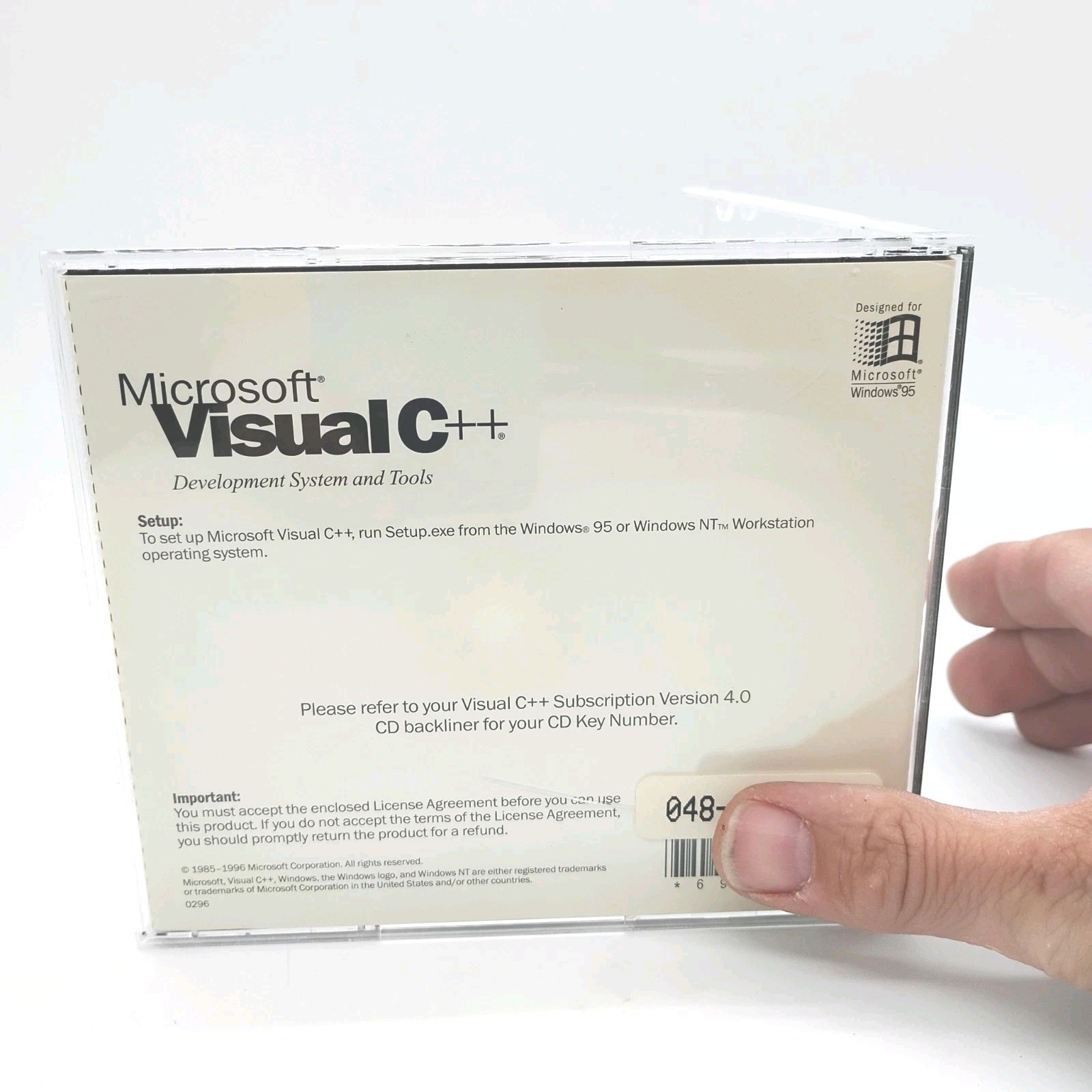 Microsoft Visual C++ 4.2 Professional Subscription w/ Key, Fast Free Shipping