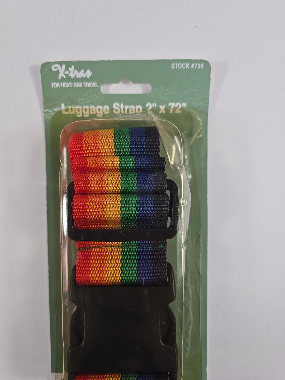 Vintage Rainbow Luggage Strap 2” X 72”