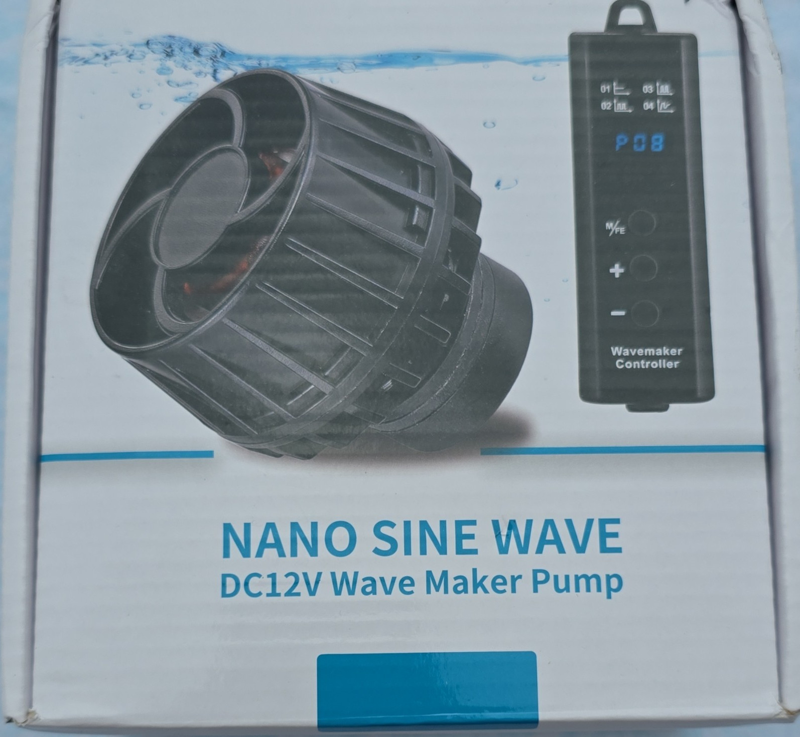 Nano Sine Wave DC12V Wave Maker Pump for Fresh Marine Aquarium