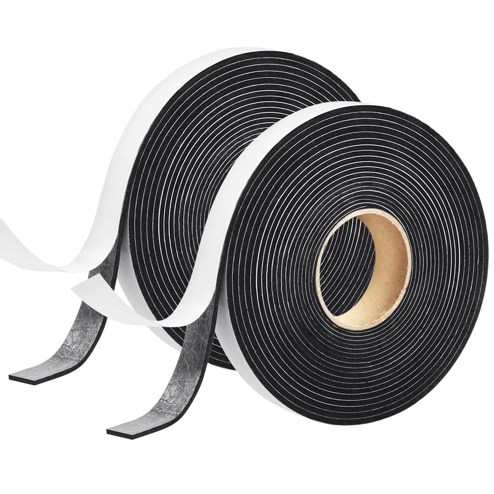 Seal Foam Tape,1/2 Inch W x 1/16 Inch T Weather Stripping for Door and Window...