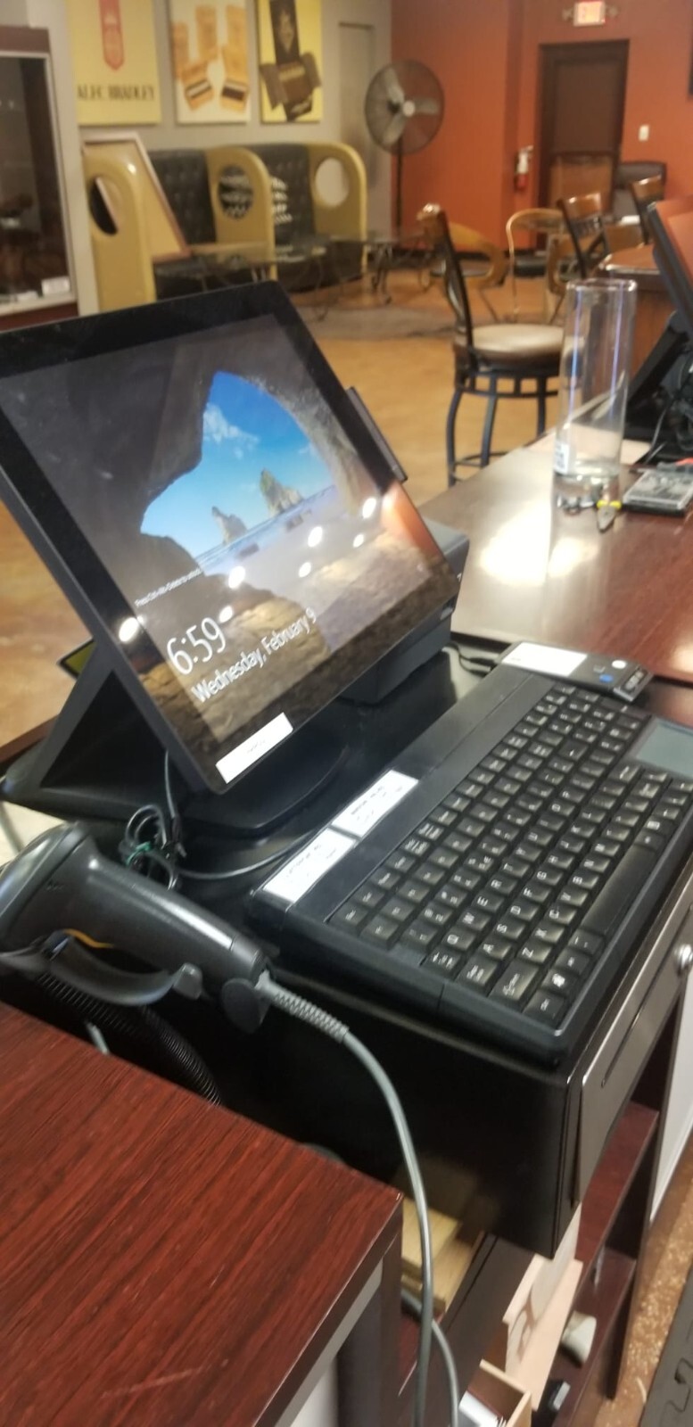 (2) NCR COUNTERPOINT POS TERMINAL SYSTEM BUNDLE - GOOD CONDITION