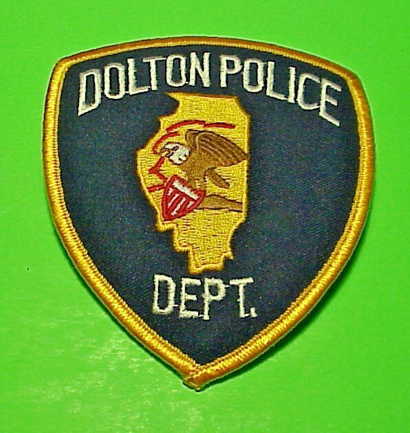 DOLTON  ILLINOIS  IL  POLICE PATCH  4 3/8"  FREE SHIPPING!!!