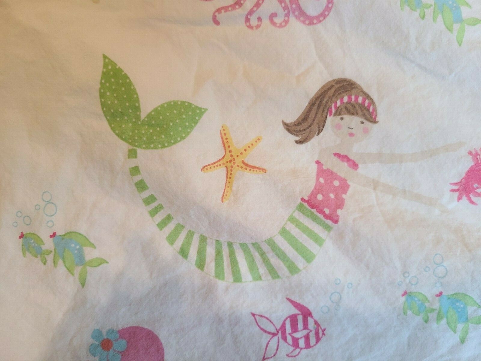 Pottery Barn Kids "Mermaids" Pillowcase