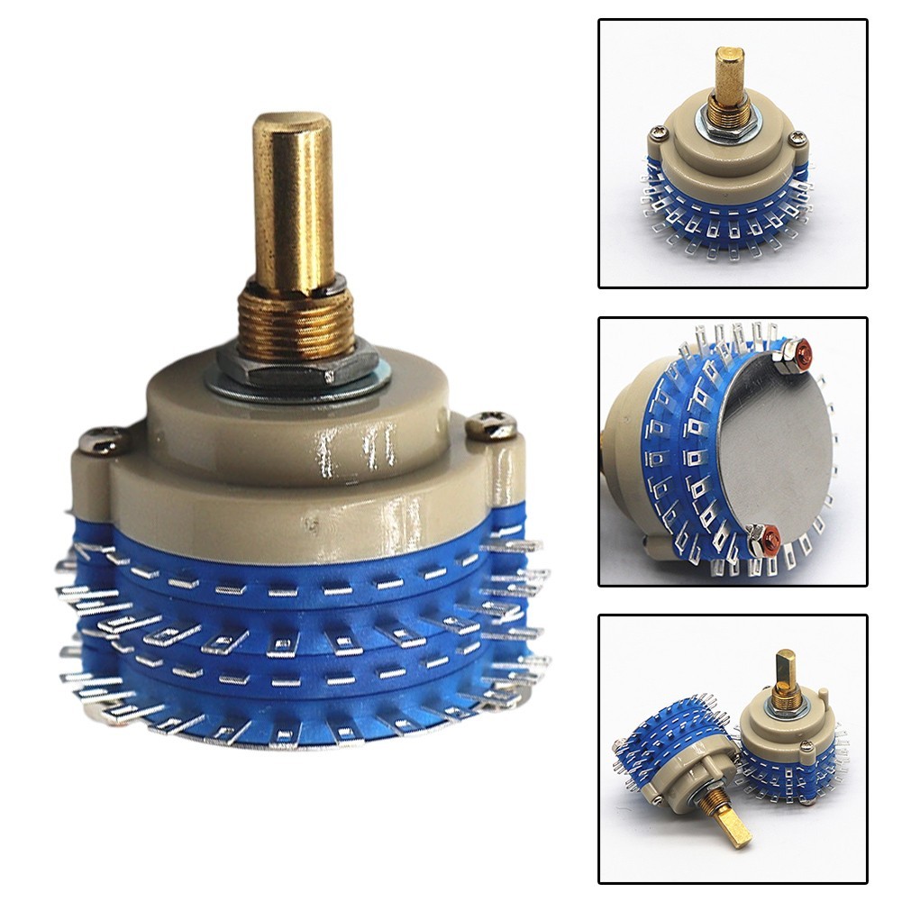 2 Pole 24-Step Rotary Switch Potentiometer for Precision Signal Control