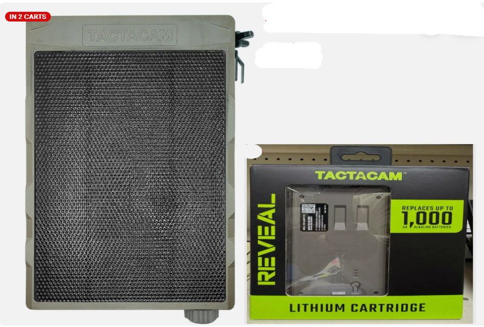Tactacam Reveal X External 12V Solar Panel RV-EXT-V2 + Battery RV-LBAT-V2