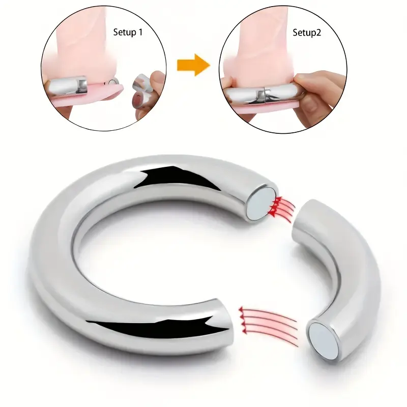Male Stainless Steel Ball Stretcher Weight Heavy Magnetic Ball Stretching Weight