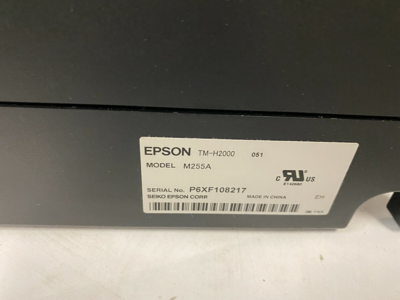 Epson TM-H2000 USB Dual-function Thermal Receipt Printer M255A