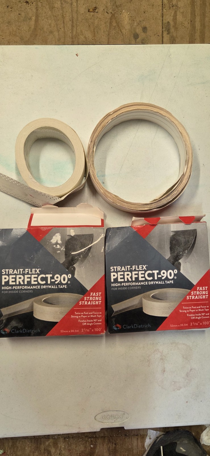 ClarkDietrich Strait-Flex Perfect-90 High-Performance Inside Corner Drywall Tape