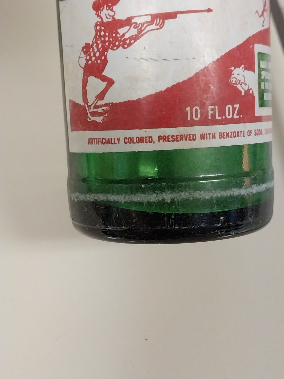 Vintage Mt. Dew Bottle 10 Oz 1960's