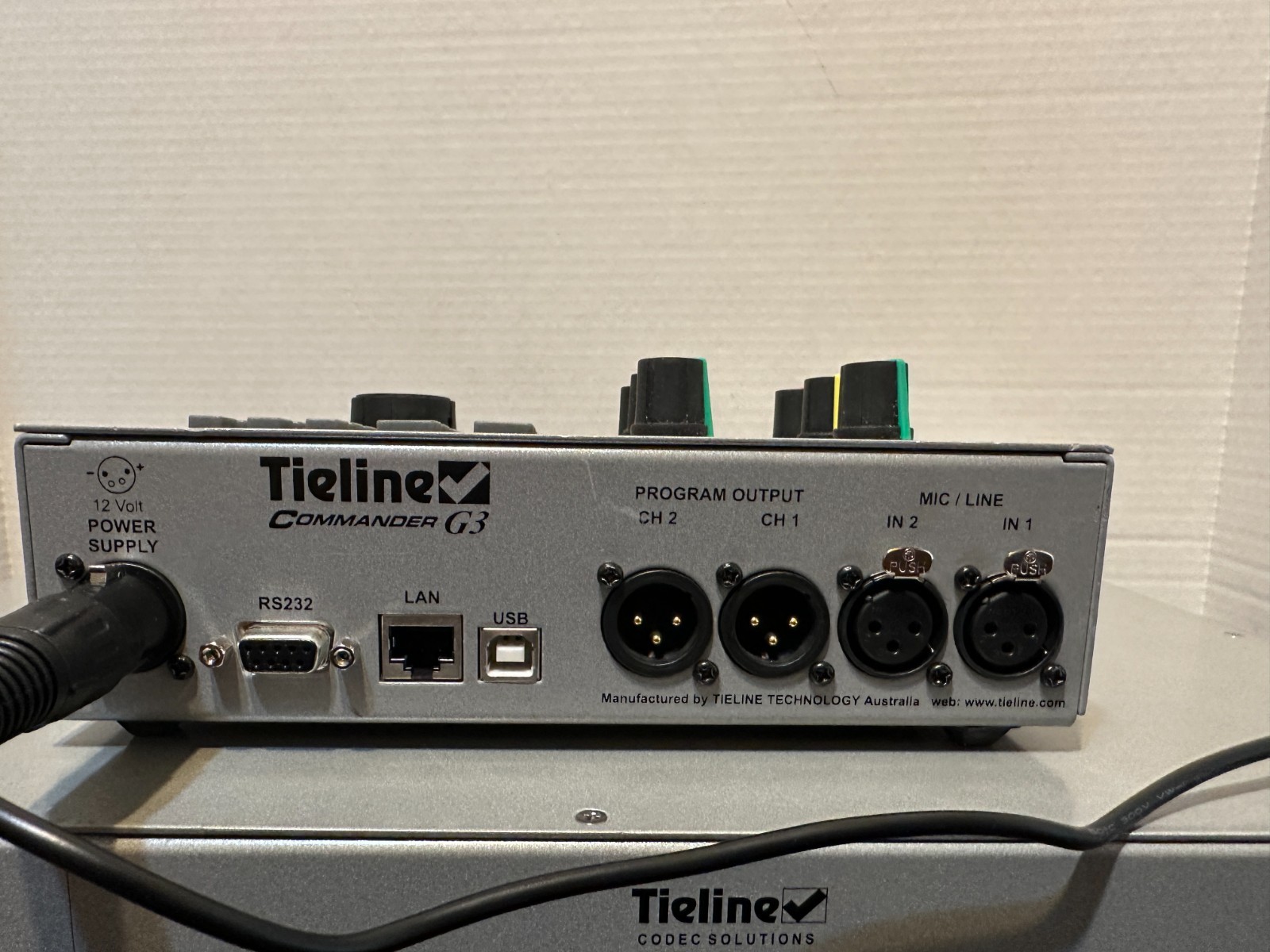 Tieline Commander G3 IP POTS Rack and Portable Broadcast Audio Codec.