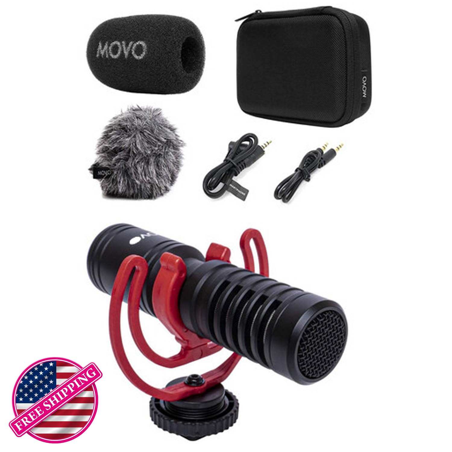VXR10-PRO VIDEO Microphone with Rycote Lyre Shock Mount for Cameras, Smartphones