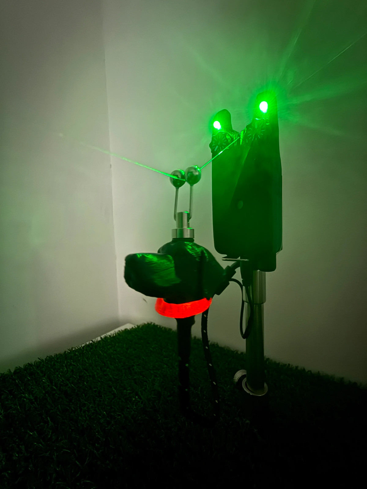 LED Powered Black Labrador Custom Carp Fishing Bobbin