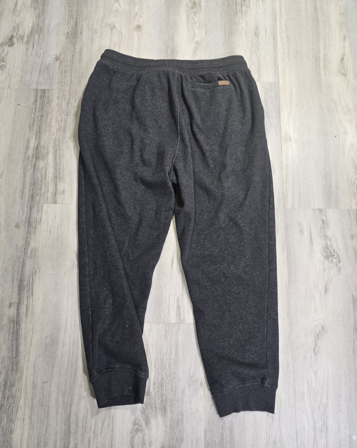 Orvis mens drawstring gray jogger sweatpants size XL polyester blend
