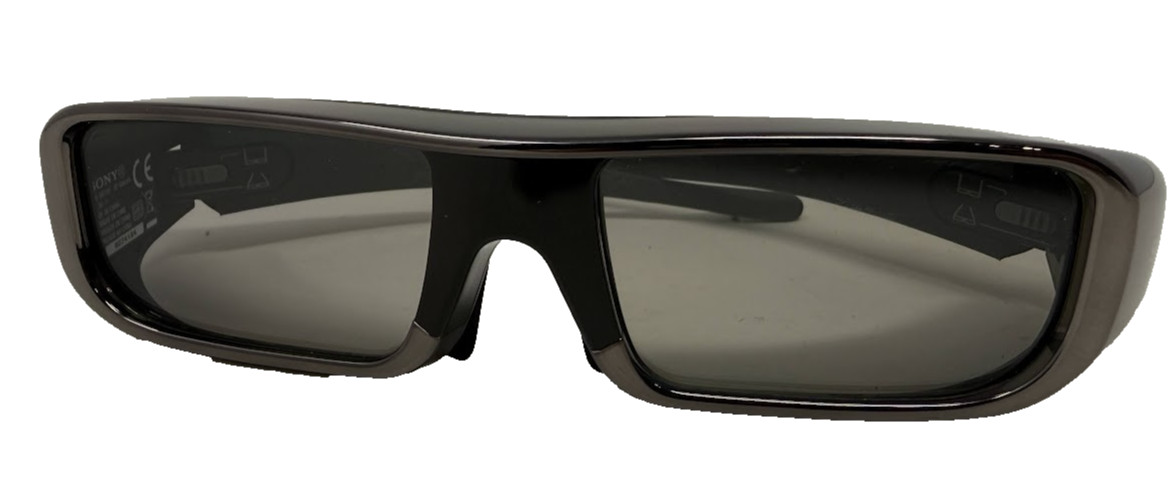 Sony TDG-BR100 3D Active Glasses *Two Pairs* With Soft Case - UNTESTED