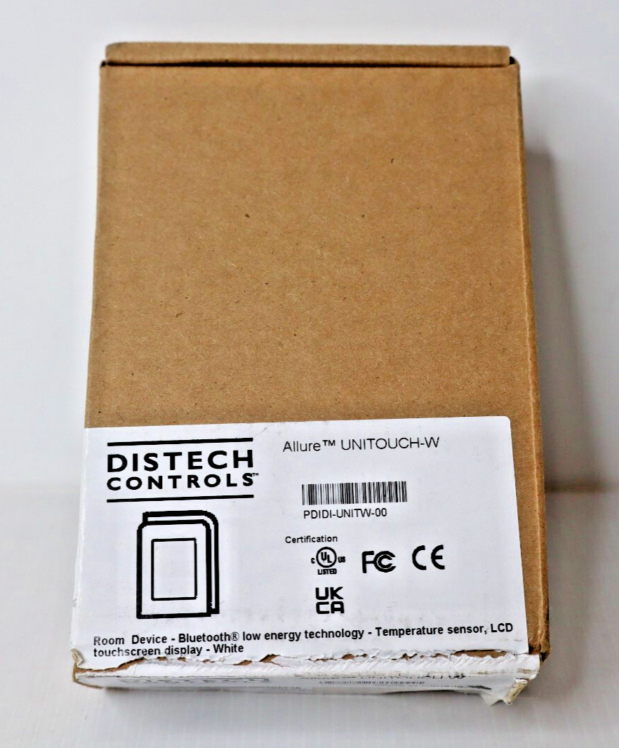 Distech Controls Allure UNITOUCH-W PDIDI-UNITW-00 Bluetooth Room Device NEW