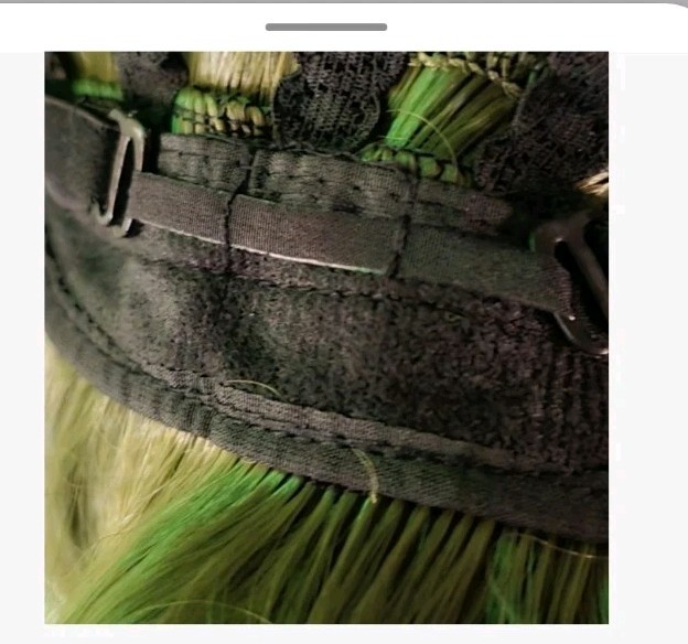 Cosplay Dark Green Character Wig unisex