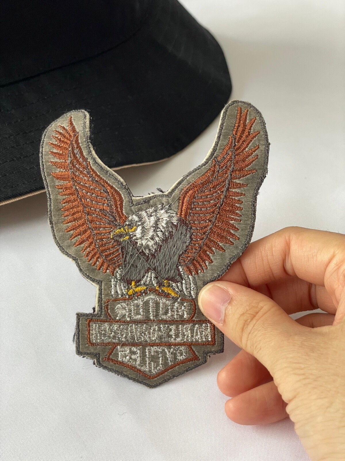 Harley Davidson Eagle Embroidered Sew On Jacket Vest Motorcycles Patch