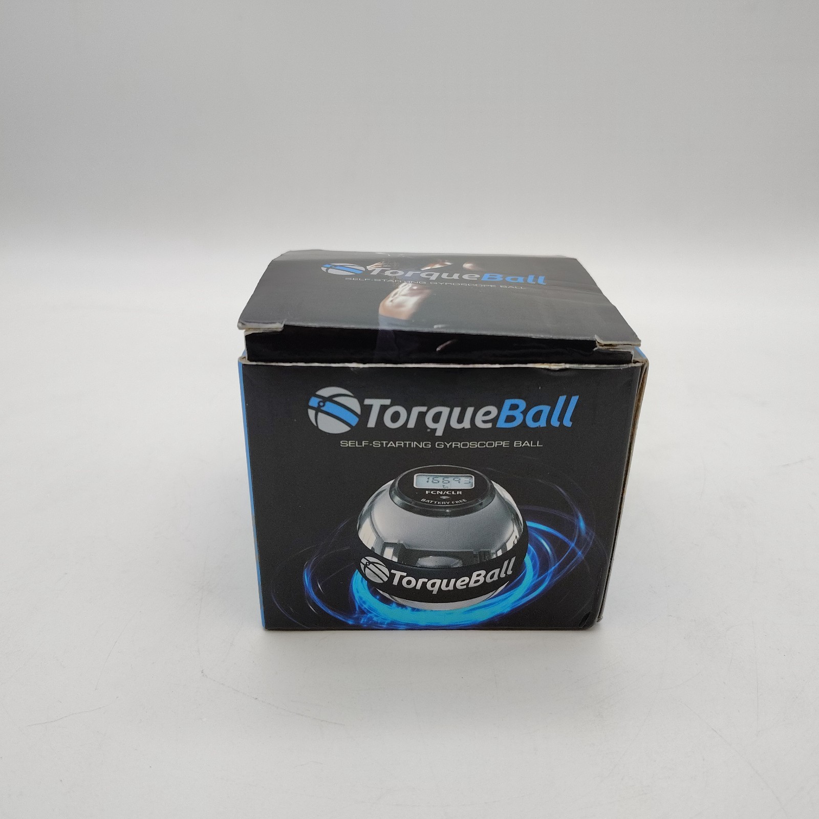 Torque Ball Metal Self-Starting Gyroscope Hand Exerciser Ball, New/Open Box