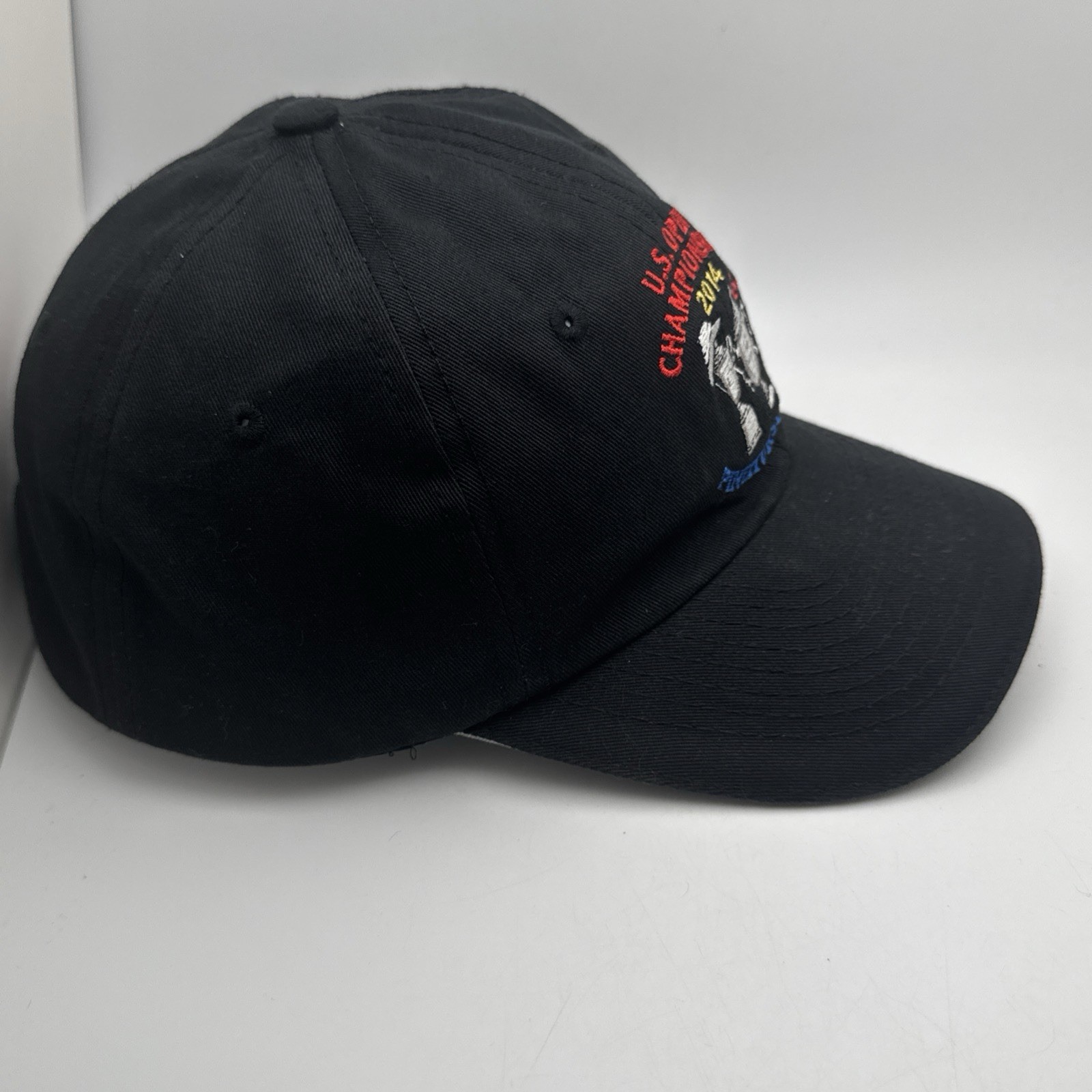 2014 US Open Championships Golf Pinehurst No. 2 Black Strapback Hat Cap GR15