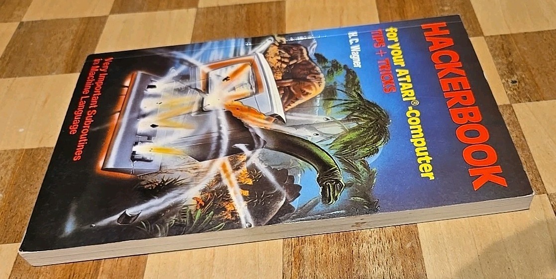 Hackerbook For Your Atari Computer Tips & Tricks HC Wagner 1983 First Edition