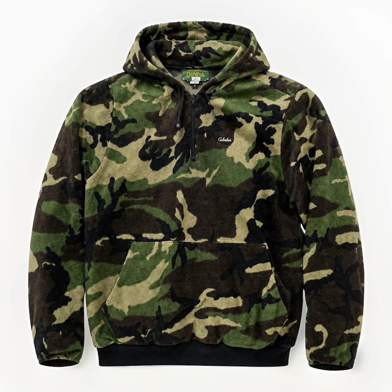 Cabelas Camo Pullover Hoodie Men’s 2XL Made in USA Dry Plus Hunting Jacket