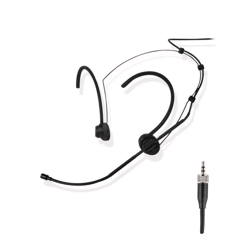Headworn Mic for Sennheiser Wireless Microphone Headset 3.5 mm (1/8 in) TRS