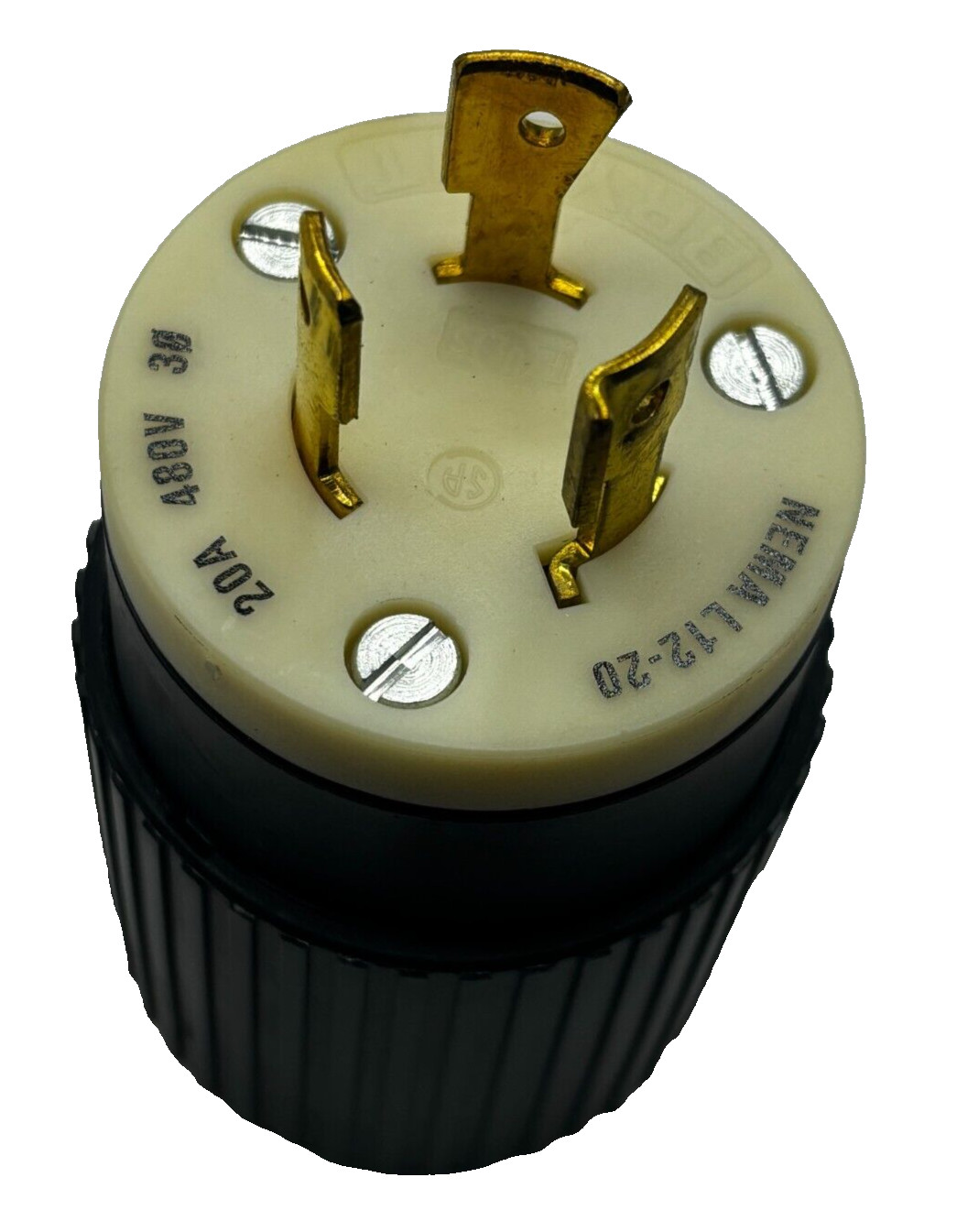 LOT OF 2 ARROW HART 6942 Locking Plug 20A 480V 3Ph 3P 3W Nema L12-20P🔔