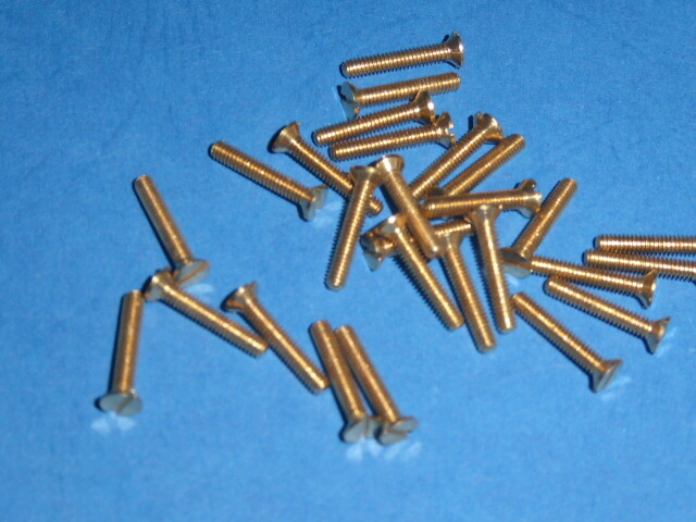 8BA Brass Countersunk - 1/4 - 5/16 - 3/8 - 1/2 - 1 - 1 1/2 New Stock