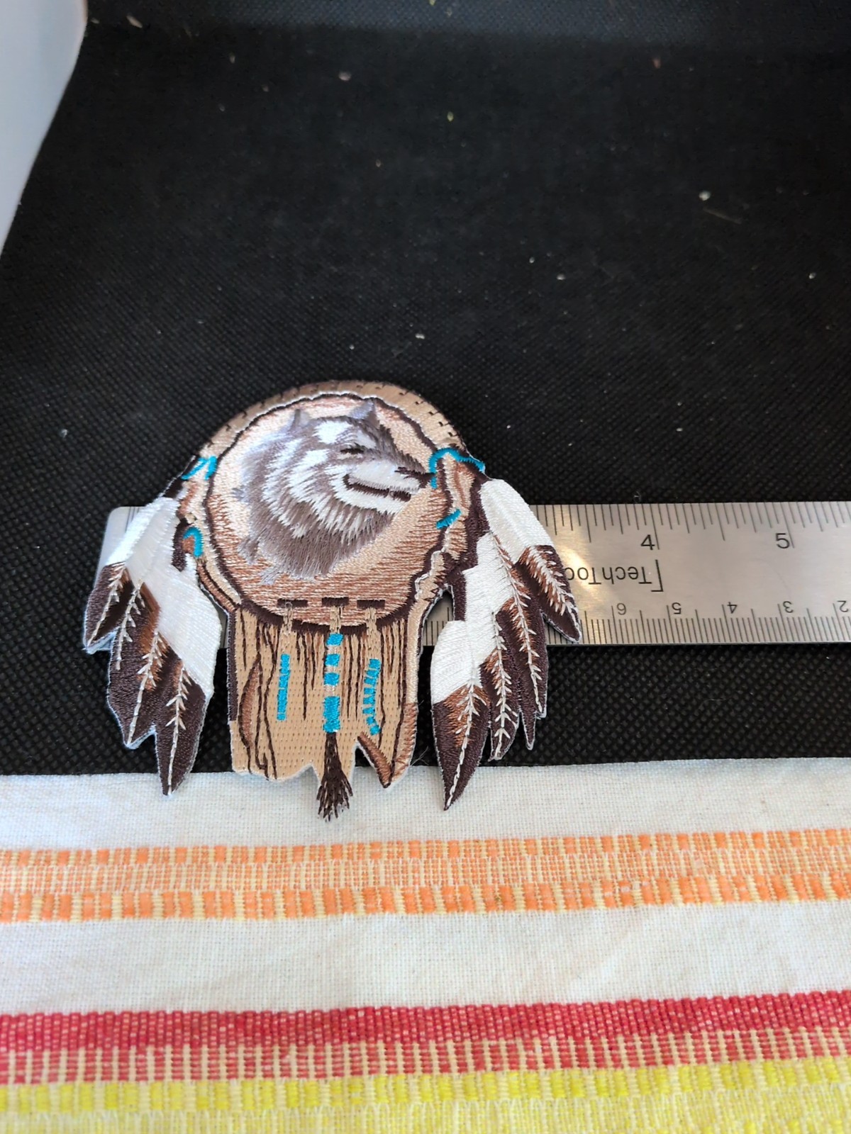 Vintage 1994 Dream Catcher And Wolf Patch From Honor & Pride
