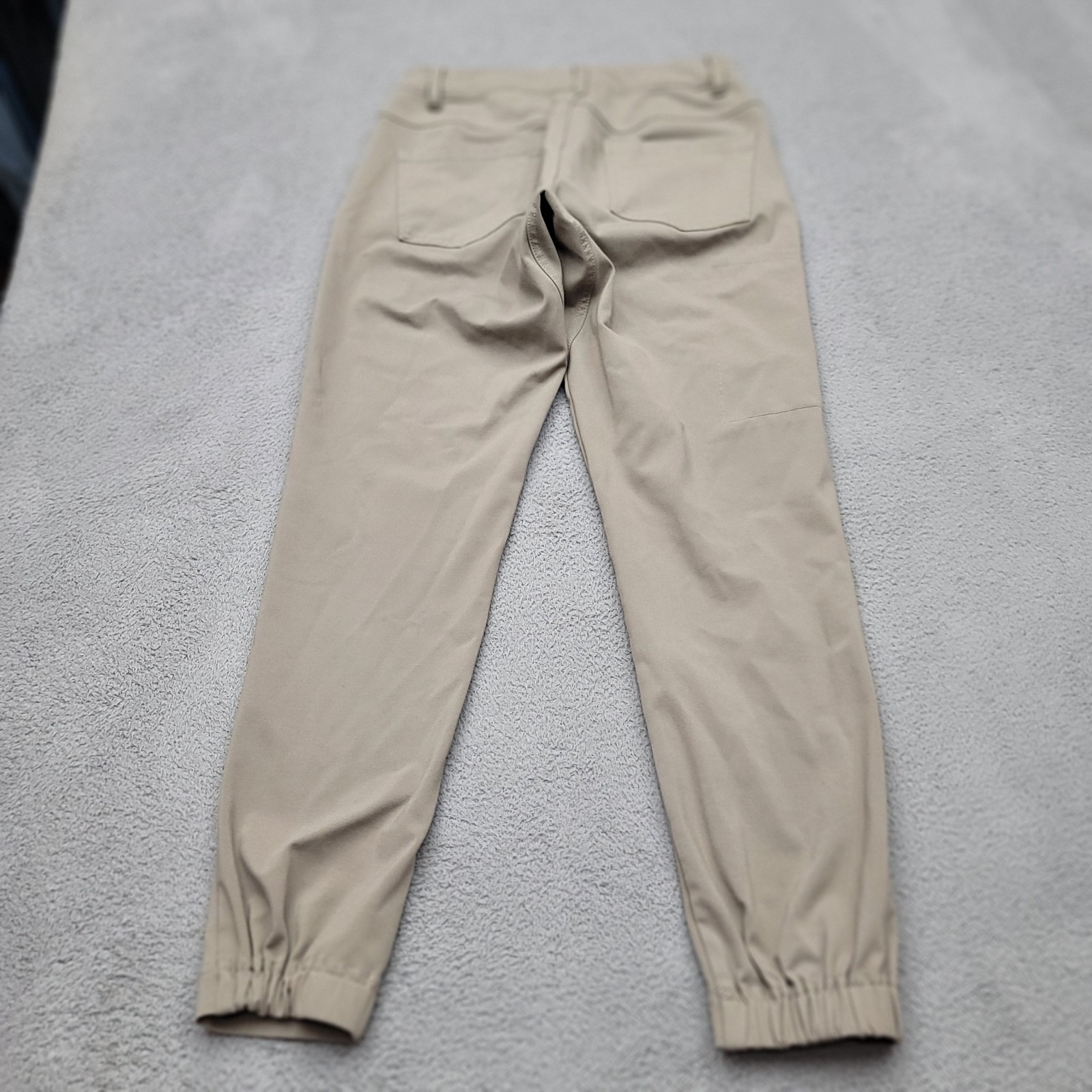 BYLT Premium Basics Jogger Pants Size 28 Tan Khaki Performance Stretch *Read