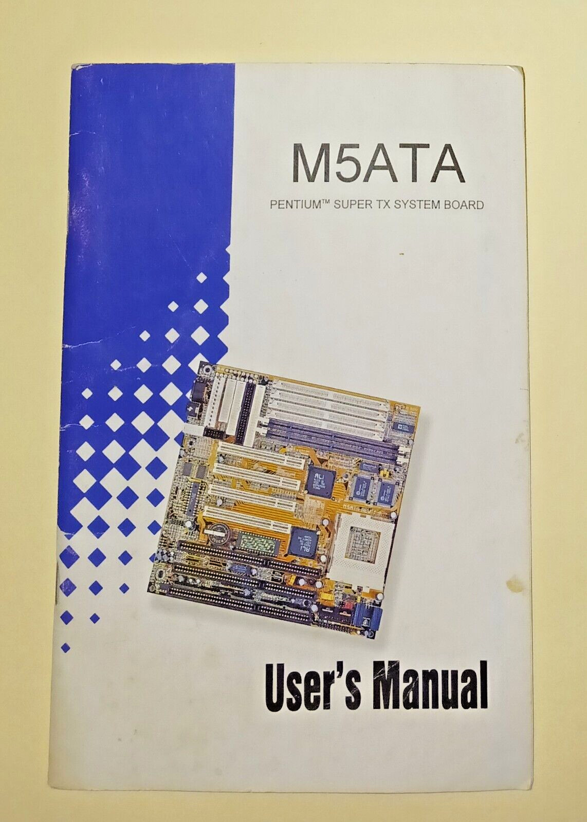 1992 User's Manual for M5ATA Pentium Super TX System Board
