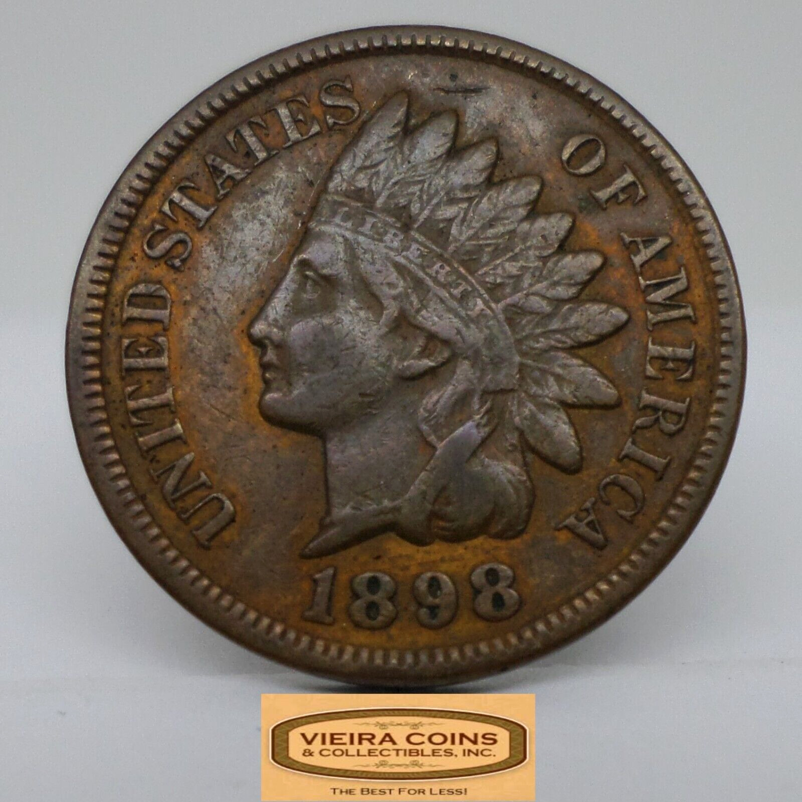 1898 Indian Head One Cent, Full Liberty -  #C30200NQ