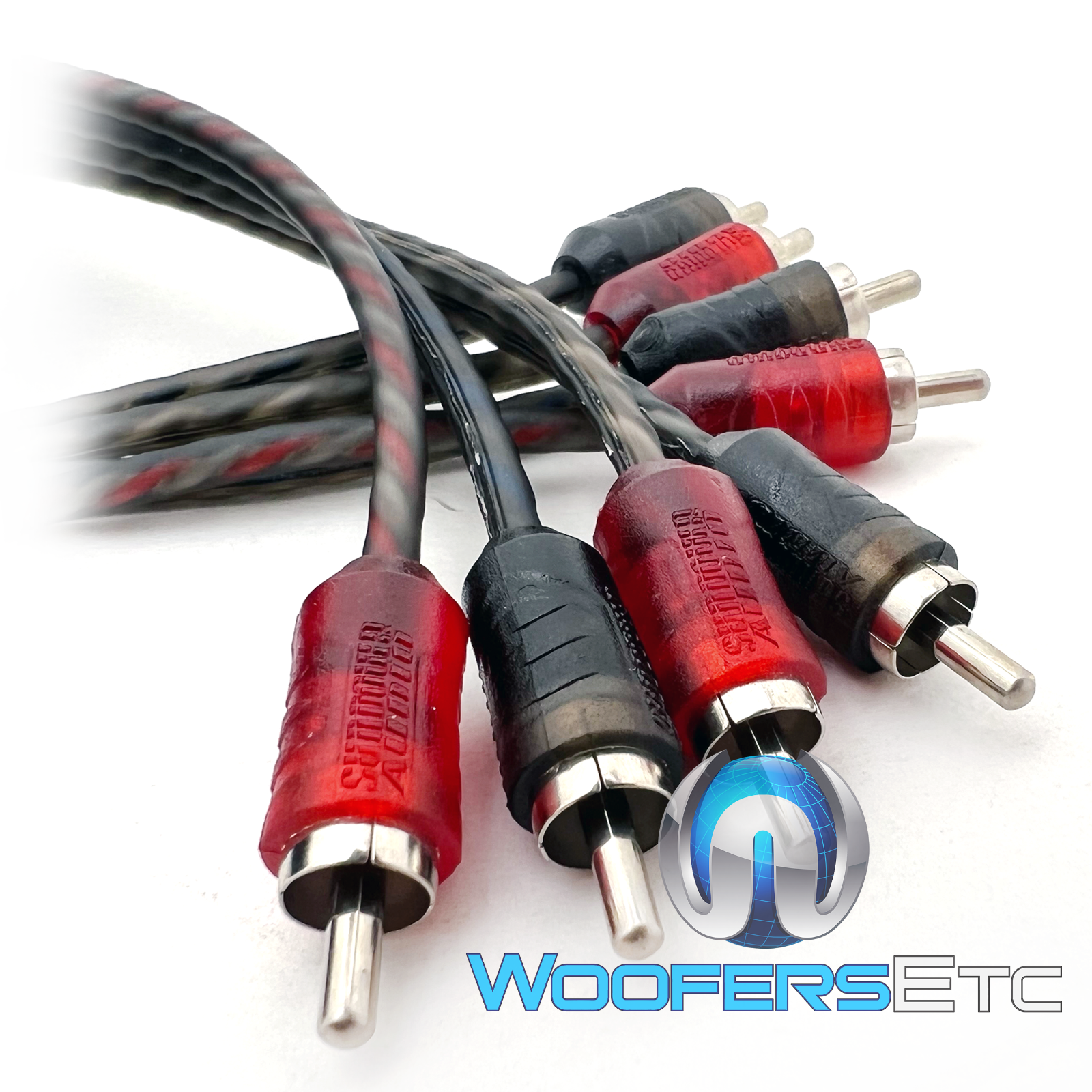 SUNDOWN AUDIO SB4-25 4-CHANNEL 25FT TWISTED RCA JACK CAR AMPLIFIER WIRE NEW