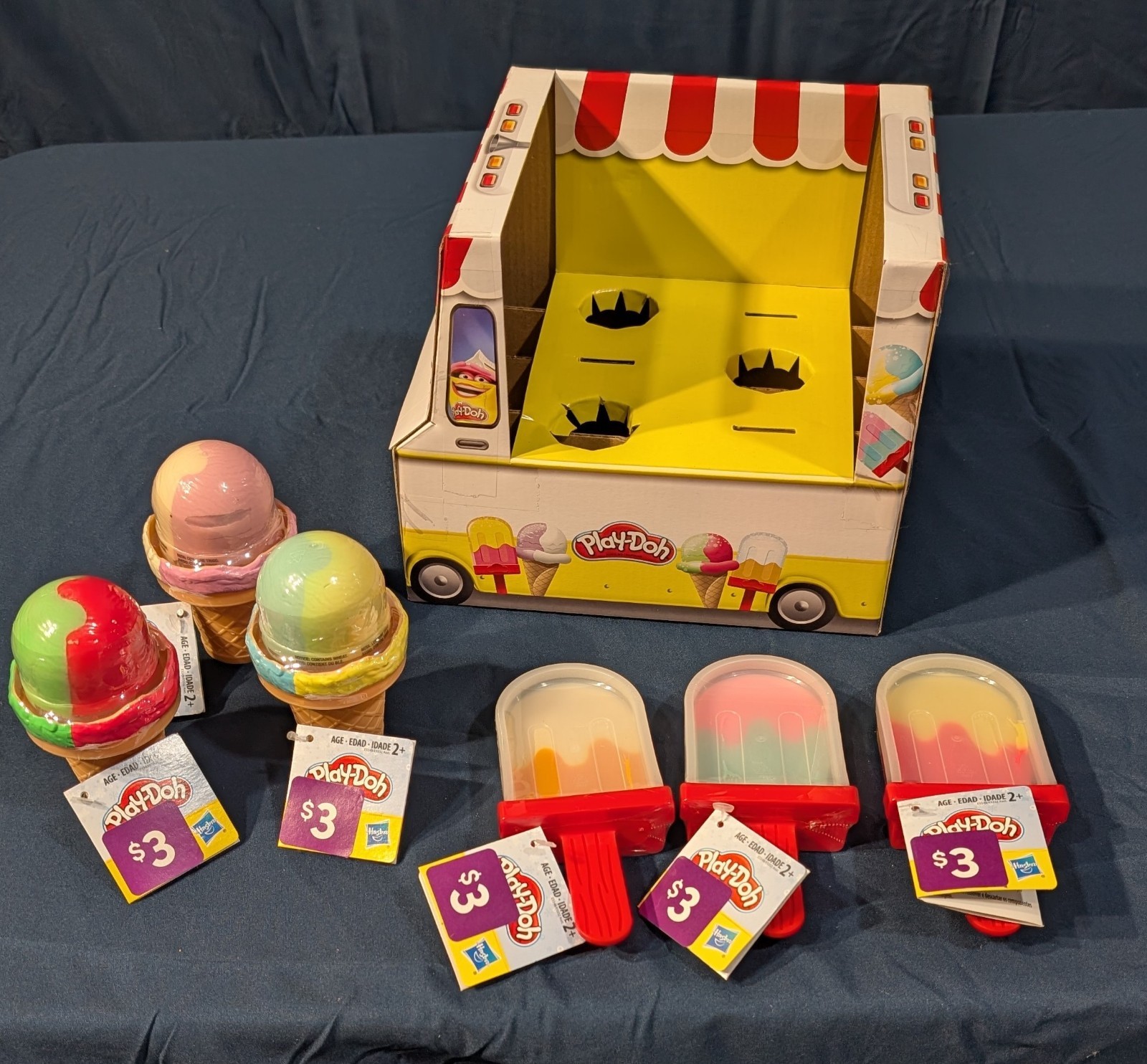 NEW Play-Doh Ice Cream Cones and Ice Pops 6-Count