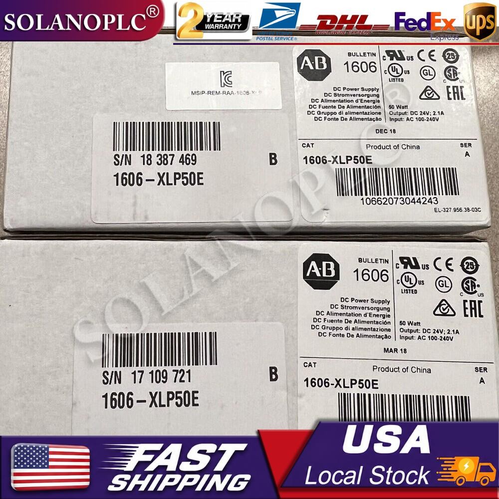 New In Box Allen-Bradley 1606-XLP50E POWER SUPPLY 1606XLP50E Fast Shipping
