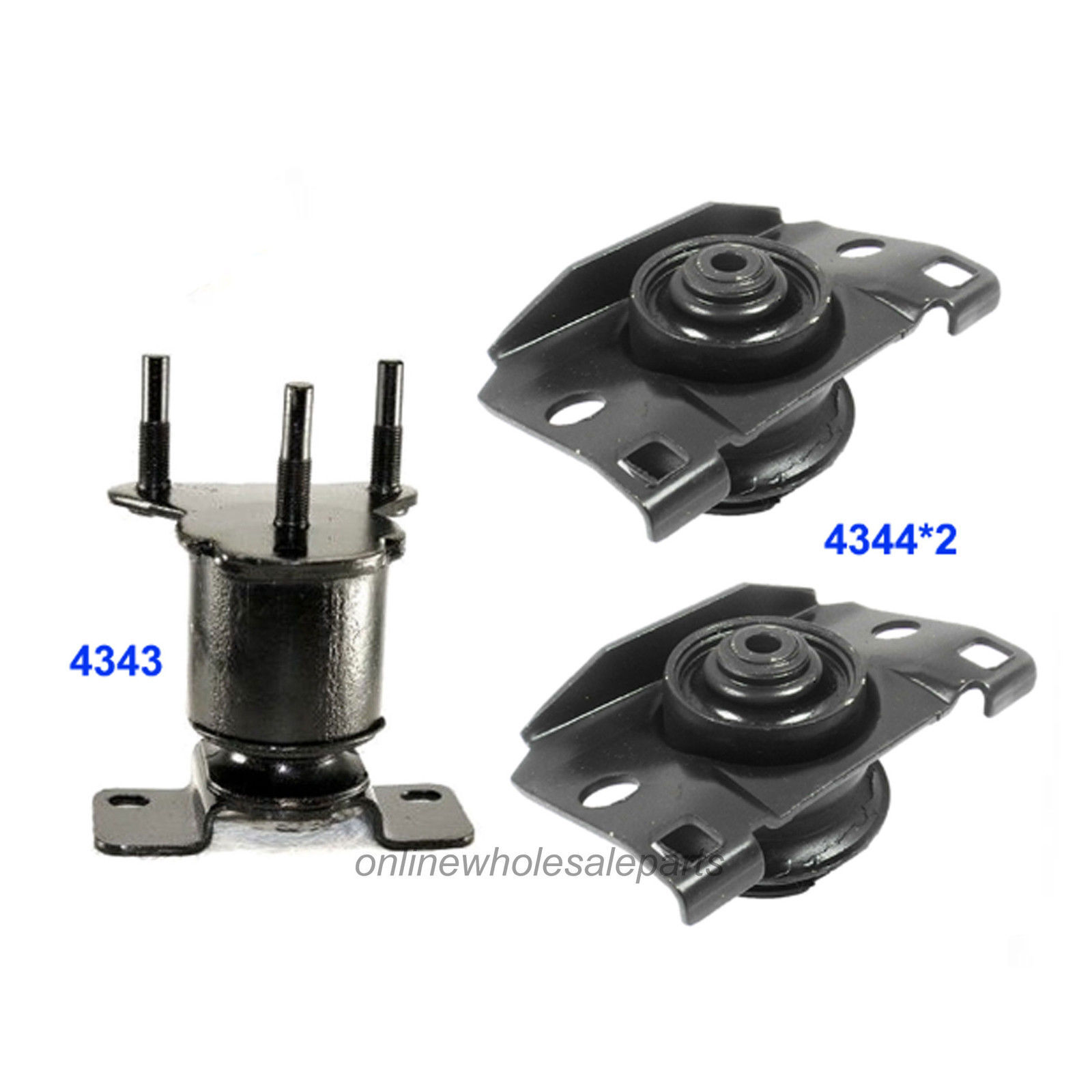 Motor & Trans. Mount 4344*2 4343 M1296 For Nissan Frontier Pathfinder Xterra 4.0